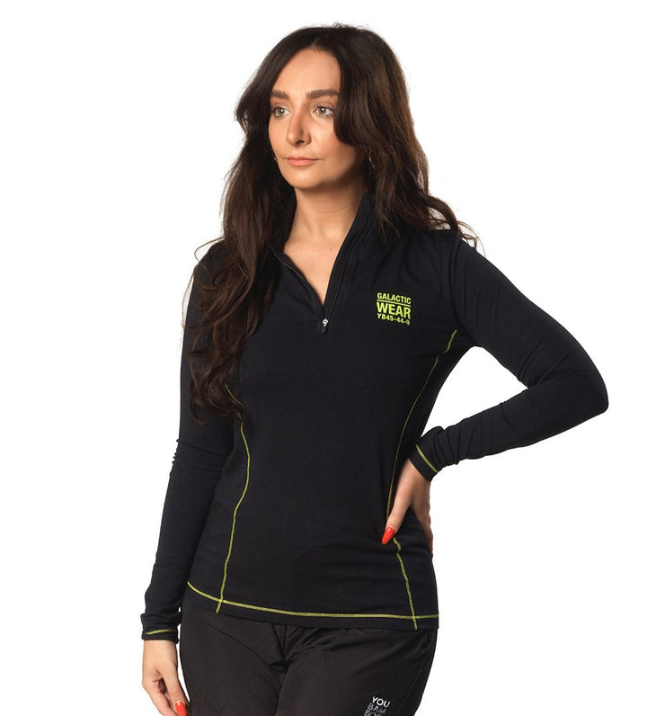 Women's 'Galactic Space' Zip Top