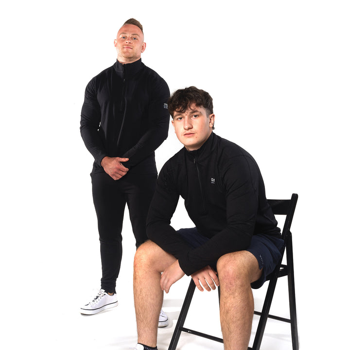 Thermo Fleece Quarter Zip Arm Logo