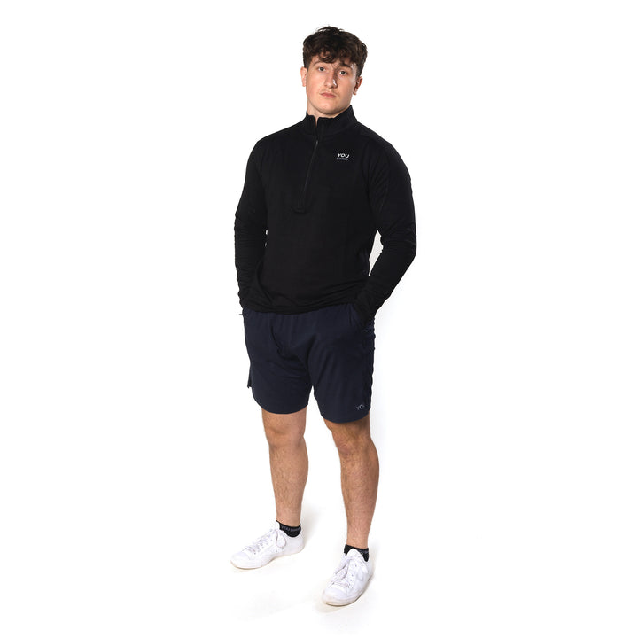 Thermo Fleece Quarter Zip Chest Logo