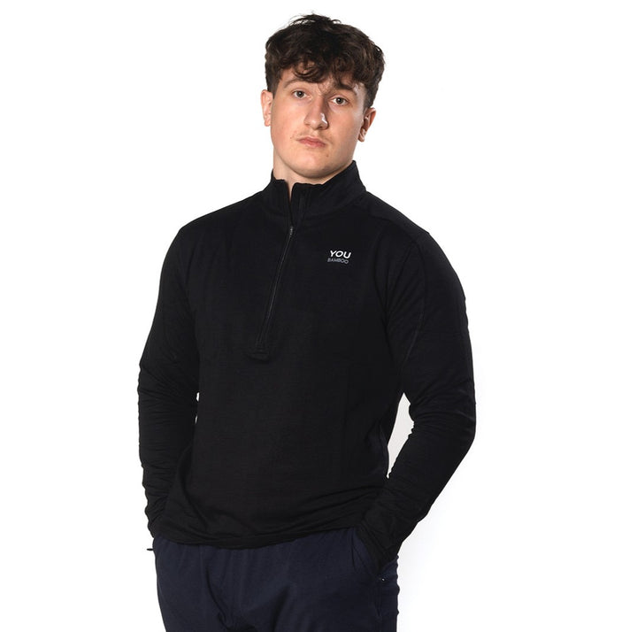 Thermo Fleece Quarter Zip Chest Logo