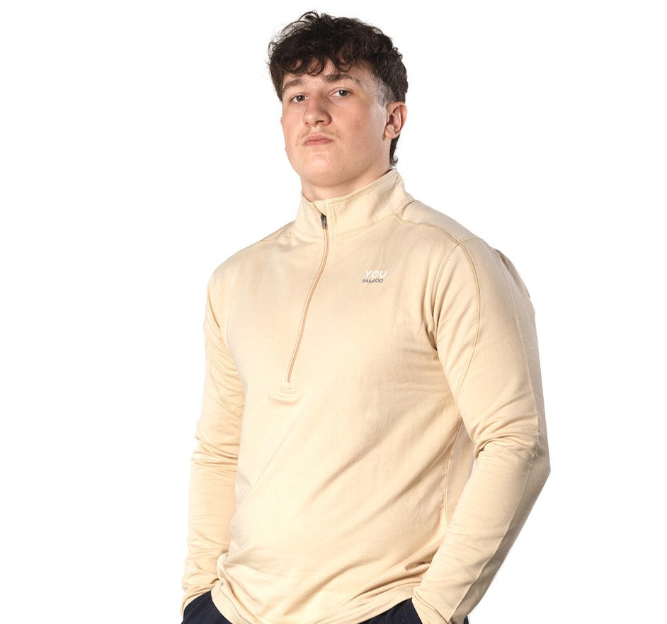 Thermo Fleece Quarter Zip Chest Logo