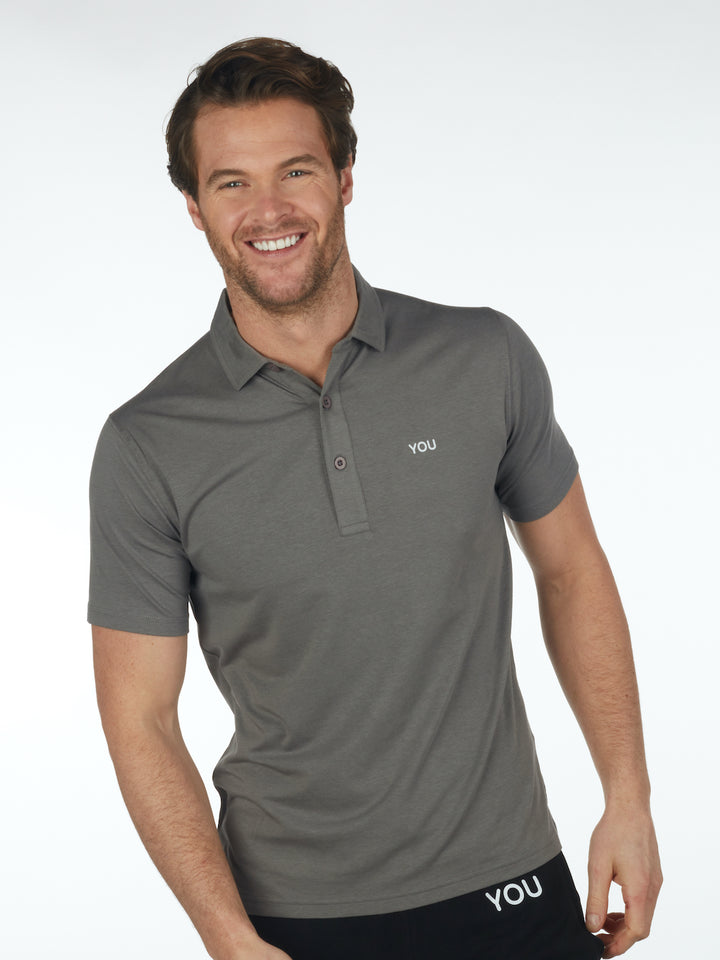Grey Polo T-shirt