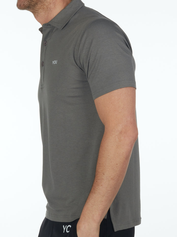 Grey Polo T-shirt