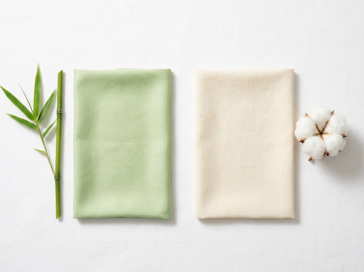 Bamboo vs cotton fabric comparison