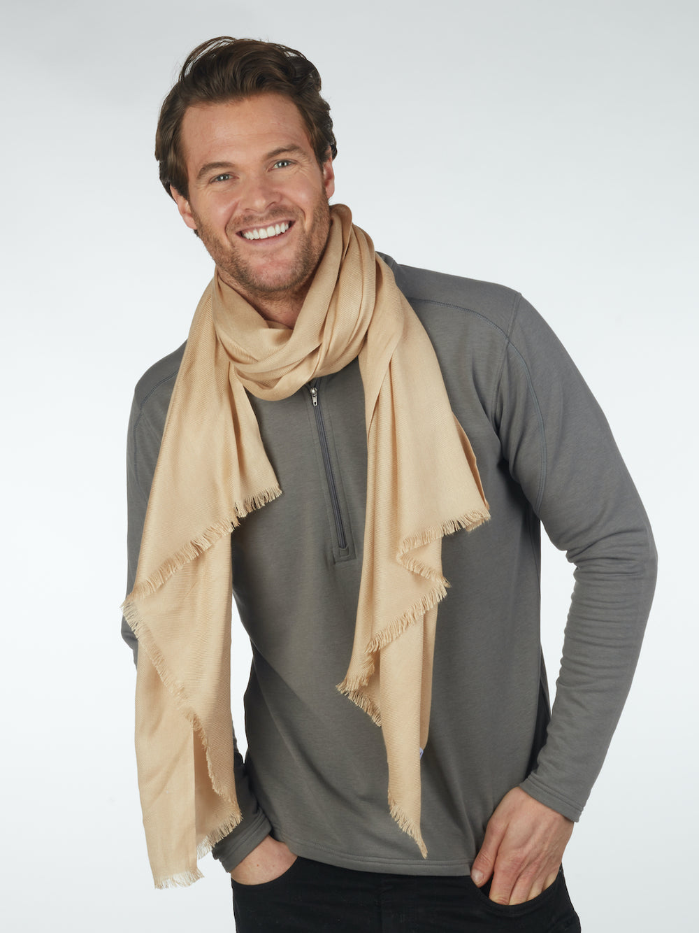 Beige Scarf